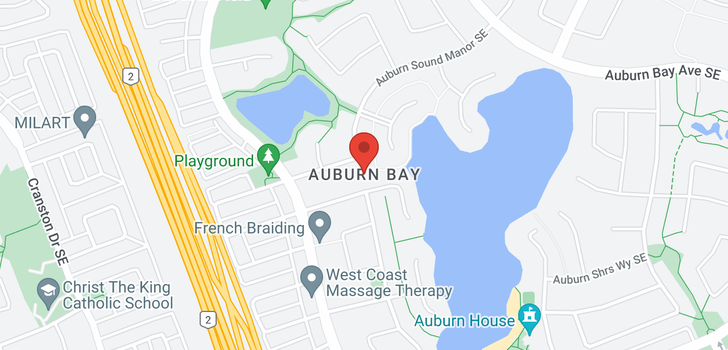 map of 625 Auburn Bay AV SE